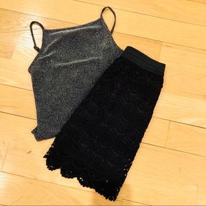 Charlotte Russe Skirts - Black Lace Skirt Charlotte Russe Skirts - Black Lace Skirt